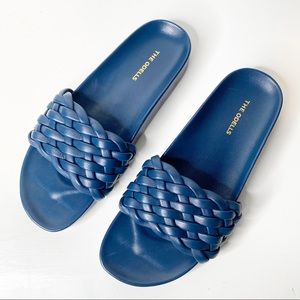 The Odells | Blue Braided Slide Sandals Sz. 11